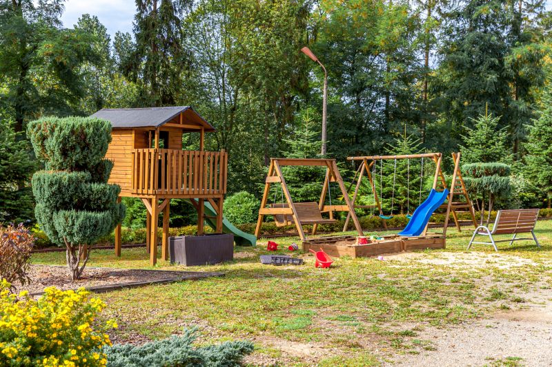 Wooden Swing Set Installation in Conroe, TX